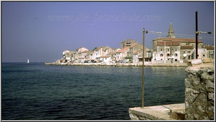 Umag_Altstadt.jpg - Umag im Jahre 1986 (damals noch Jugoslawien)